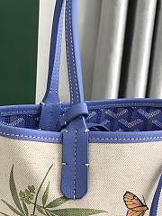 Goyard Mini Anjou Tote Bag Blue 20x20x10cm - 6