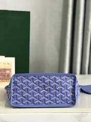 Goyard Mini Anjou Tote Bag Blue 20x20x10cm - 5