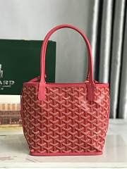 Goyard Mini Anjou Tote Bag Red 20x20x10cm - 4
