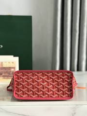 Goyard Mini Anjou Tote Bag Red 20x20x10cm - 3