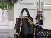 Louis Vuitton LV Mini Capucines Black 21x8x14cm - 3