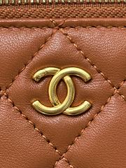Chanel 24K Vanity Case Caramel Lambskin Gold 17cm - 2