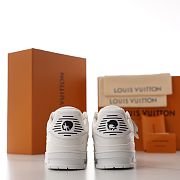 Louis Vuitton LV White Trainer Sneaker  - 2