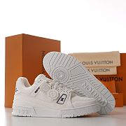 Louis Vuitton LV White Trainer Sneaker  - 4