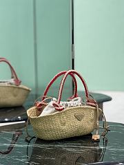 Prada Small Crochet Bag Natural 25x11.5x14cm - 4