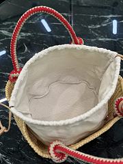 Prada Small Crochet Bag Natural 25x11.5x14cm - 5