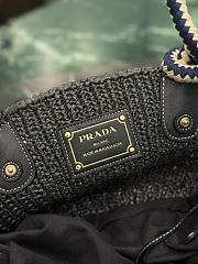 Prada Small Crochet Bag Black 25x11.5x14cm - 4