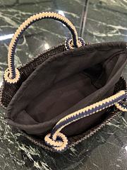 Prada Small Crochet Bag Black 25x11.5x14cm - 3