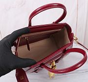Givenchy Antigona Lock Mini Tote Red Wine 23x27x13cm - 6