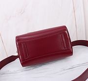 Givenchy Antigona Lock Mini Tote Red Wine 23x27x13cm - 4