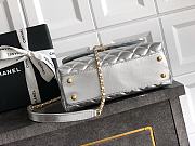 Chanel Coco Handle Silver Gold Lambskin 23cm - 6