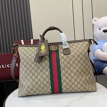 Gucci Savoy Medium Travel Bag Brown 48x28x18cm