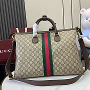 Gucci Savoy Medium Travel Bag Brown 48x28x18cm - 3