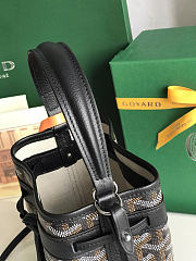 Goyard Petit Flot Mini Bucket Bag Black 17.5x12x10cm - 4