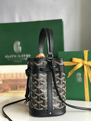 Goyard Petit Flot Mini Bucket Bag Black 17.5x12x10cm - 3