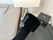 Chanel Velvet Ballerinas with Bow - 5