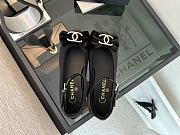 Chanel Velvet Ballerinas with Bow - 2