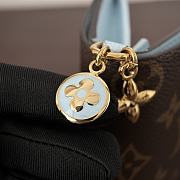 Louis Vuiton LV Charms Wallet Monogram Blue 10x9x2.5cm - 4