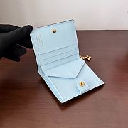 Louis Vuiton LV Charms Wallet Monogram Blue 10x9x2.5cm - 2