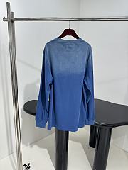 Gucci Printed Cotton Jersey T-shirt Blue - 4
