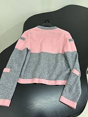 Chanel Grey Pink Cardigan - 3