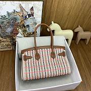 Hermes Birkin Shoulder Brown 29 Silver 29x16x14cm - 3
