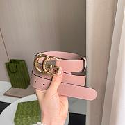 Gucci Pink Gold Belt 3cm - 5