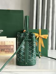 Goyard Petit Flot Mini Bucket Bag Green 17.5x12x10cm - 5