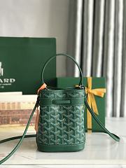 Goyard Petit Flot Mini Bucket Bag Green 17.5x12x10cm - 3