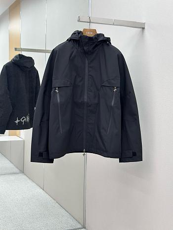 Dior Lewis Hamilton Parka Black Technical Fabric Jacket