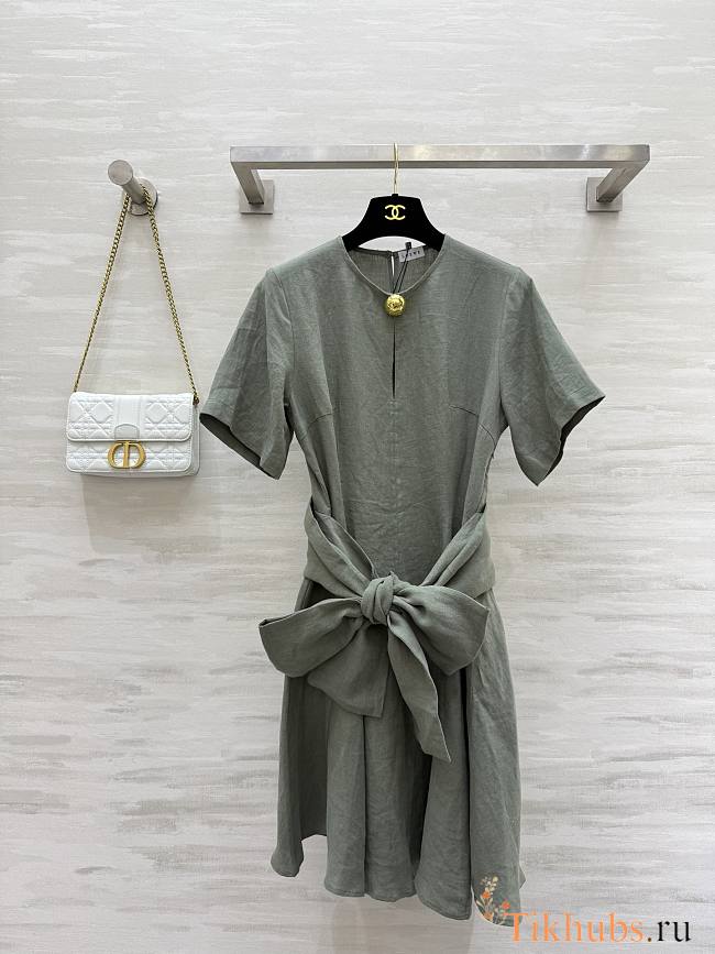 Loewe Pebble Dress Viscose Linen - 1