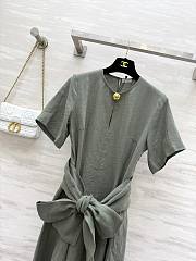 Loewe Pebble Dress Viscose Linen - 4