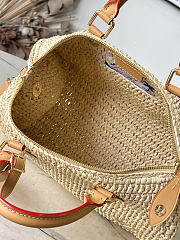 Louis Vuitton LV Speedy Bandoulière 30 Raffia 34x22x19cm - 2