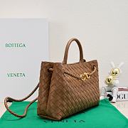 Bottega Veneta Small East/West Andiamo Light Brown 29x18x10cm - 6