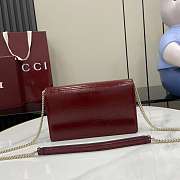 Gucci Dionysus Wallet On Chain Red 20x12.5x4.5cm - 4
