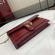 Gucci Dionysus Wallet On Chain Red 20x12.5x4.5cm - 5