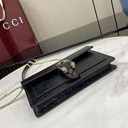 Gucci Dionysus Wallet On Chain Black 20x12.5x4.5cm - 4