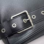 Loewe Large Puzzle Biker Bag Shiny Calfskin Black 33x21.5x14.7cm - 3