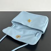 Bottega Veneta Madison Bag Blue 27x16x6cm - 6