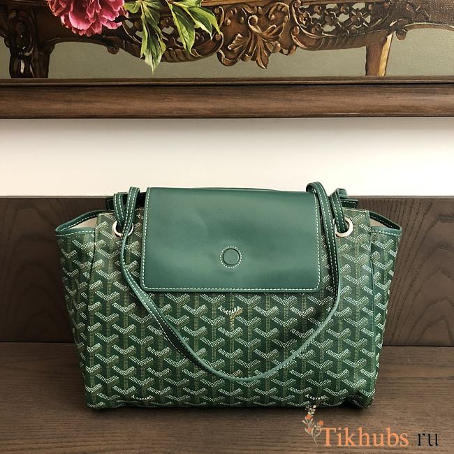 Goyard Rouette PM Tote Bag Green 30x22x14cm  - 1