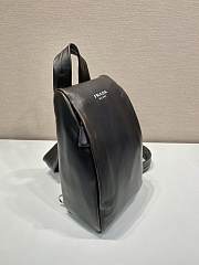 Prada Nappa Leather Backpack Dark Brown 32x18.5x11cm - 5