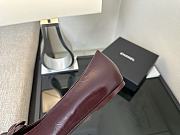 Chanel Camellia Ballet Red Wine Flat - 4