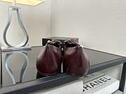 Chanel Camellia Ballet Red Wine Flat - 2