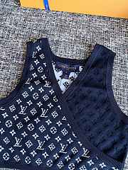 Louis Vuitton LV Monogram Jacquard Knit Crop Top - 2