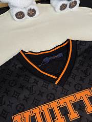 Louis Vuitton LV Black & Orange Football Jersey - 4