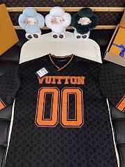 Louis Vuitton LV Black & Orange Football Jersey - 2