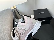 Chanel Knit Trainers Pink Sneaker - 5