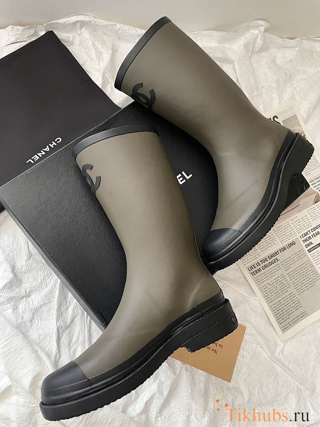 Chanel Rubber Rain Boots - 1