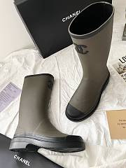 Chanel Rubber Rain Boots - 5