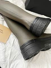 Chanel Rubber Rain Boots - 3